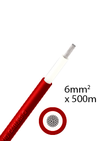 6mm2 single-core 500m - Red