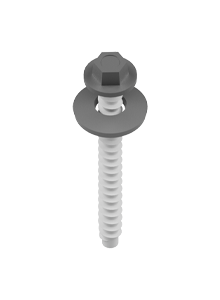 GSE In-Roof Screw 6.5x60 mm - EPDM - A2 - BLACK