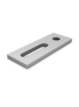 Adapter Plate M12 Aluminium 40X90